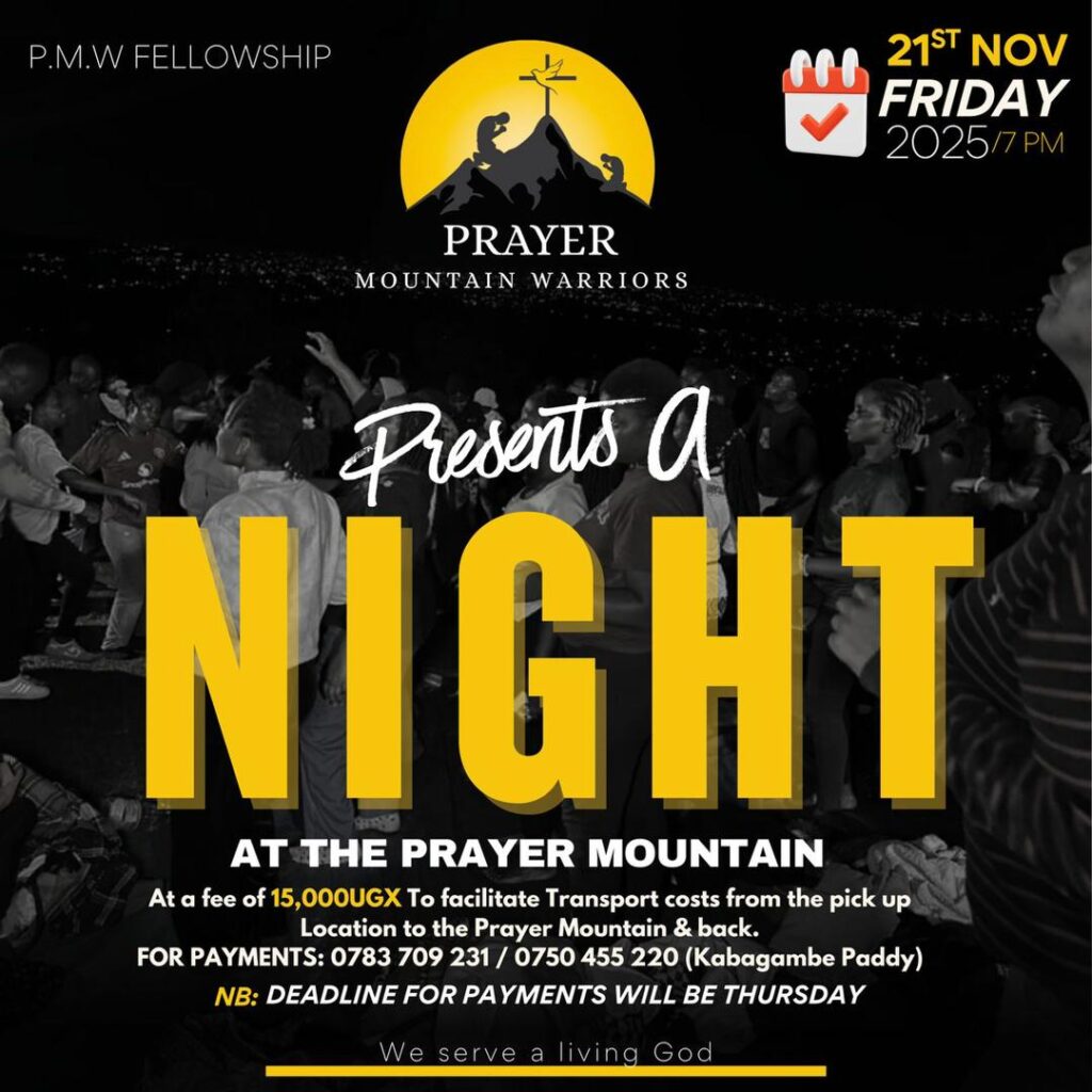 Welcome to Friday 17 November Prayer Mountain Service